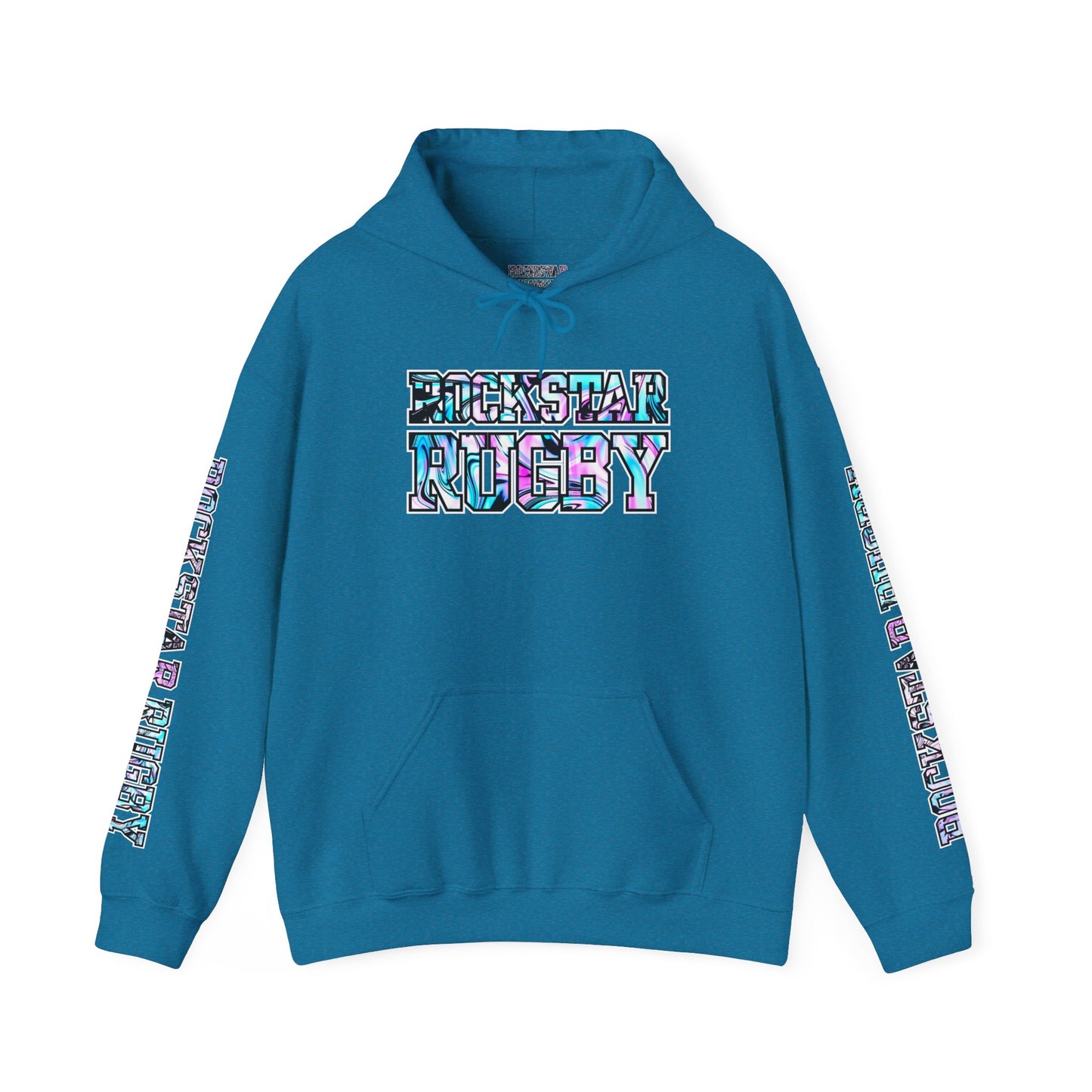 Blueberry Trails Stacked Logo  - Heavy Blend™ Hooded Sweatshirt