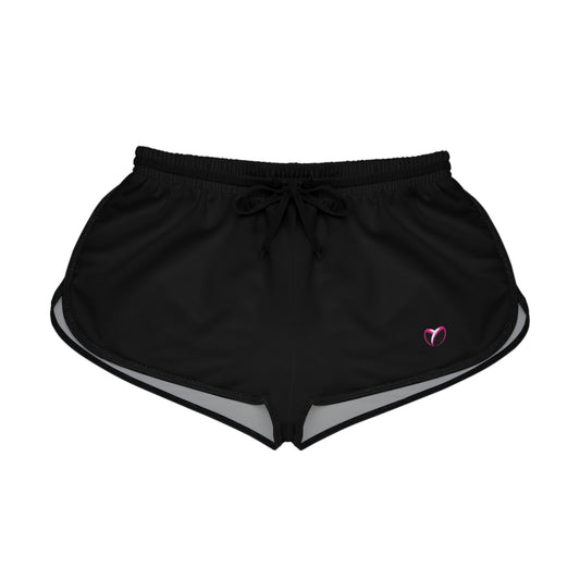 Women's Relaxed Shorts (Black - Black Trim)