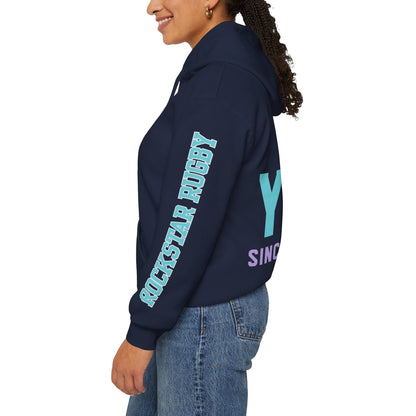 Blueberry Trails Stacked Logo  - Heavy Blend™ Hooded Sweatshirt