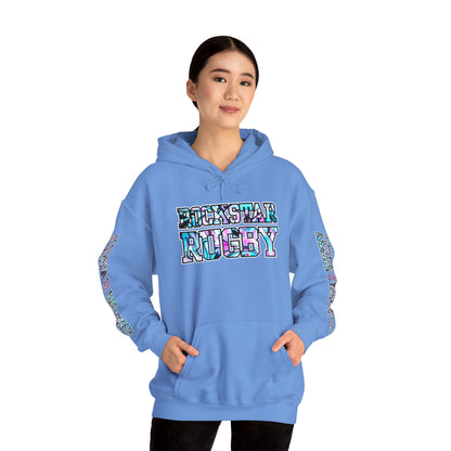 Blueberry Trails Stacked Logo  - Heavy Blend™ Hooded Sweatshirt