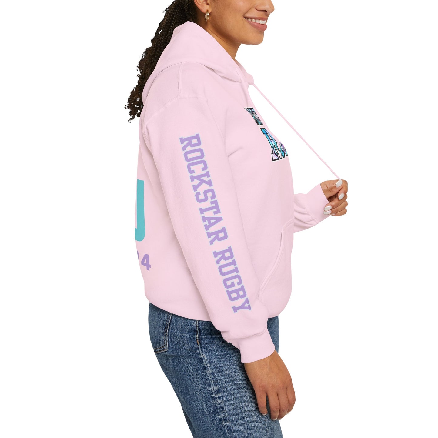 Blueberry Trails Stacked Logo  - Heavy Blend™ Hooded Sweatshirt