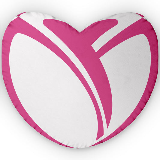 Rugby Heart Pillow