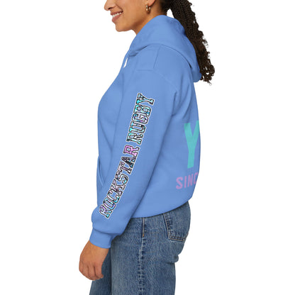 Blueberry Trails Stacked Logo  - Heavy Blend™ Hooded Sweatshirt