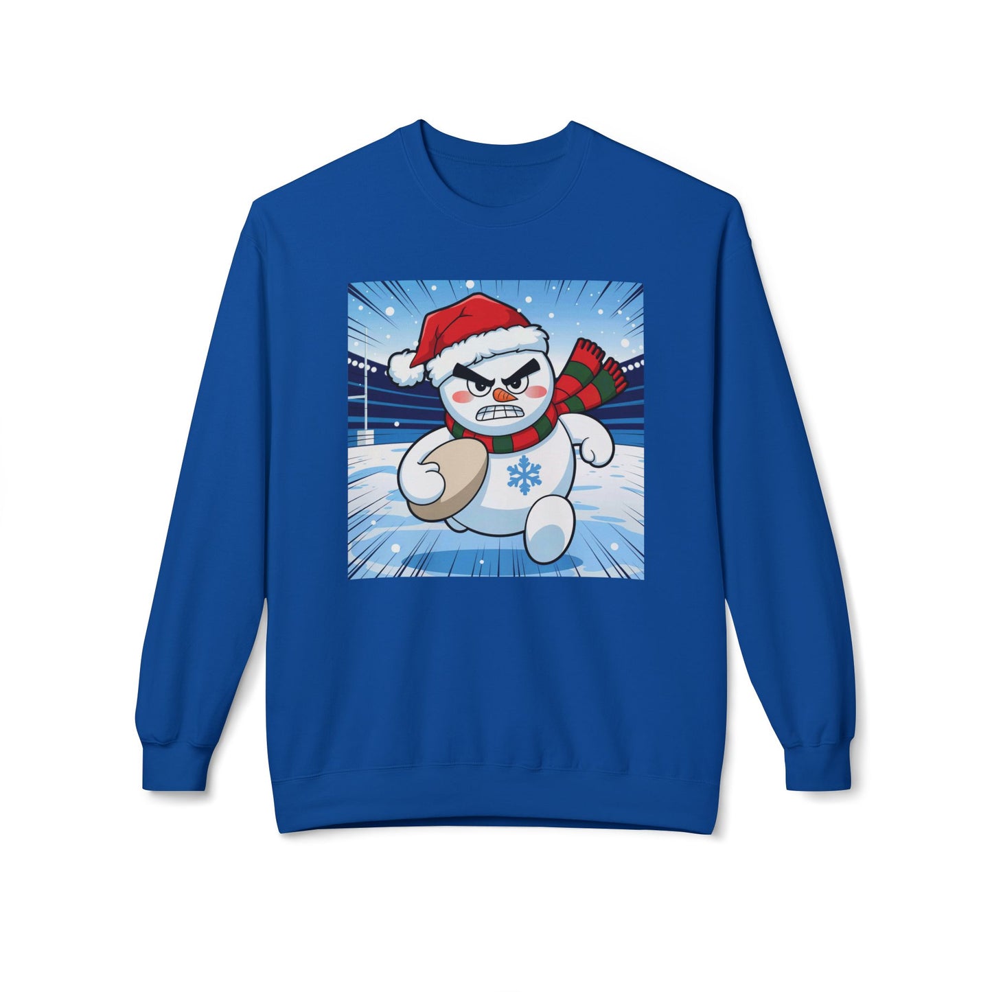 Angry Snowman Crewneck Sweatshirt