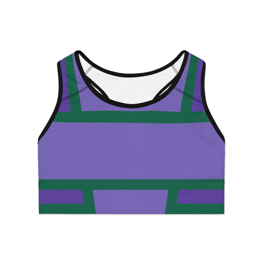 Grape Soda Moisture Wicking Sports Bra