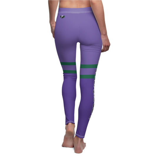 Grape Soda Rockstar Rugby Leggings (Thigh High & Leg Logo)