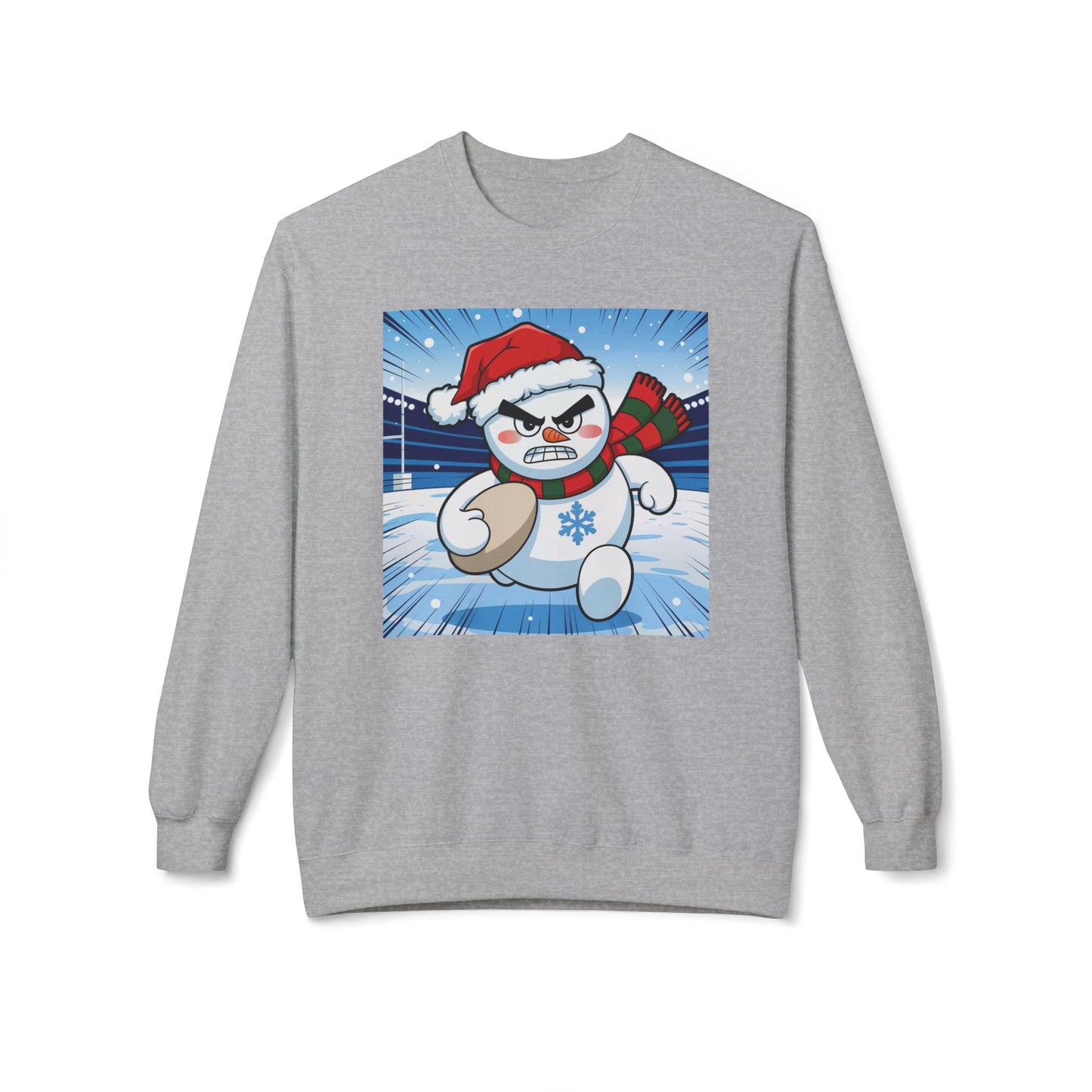 Angry Snowman Crewneck Sweatshirt