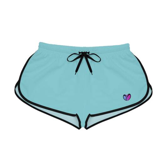 Women's Relaxed Shorts (Aqua - Black Trim)