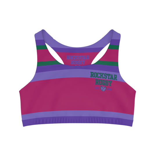 Raspberry Soda Seamless Sports Bra