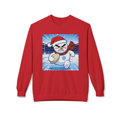 Angry Snowman Crewneck Sweatshirt